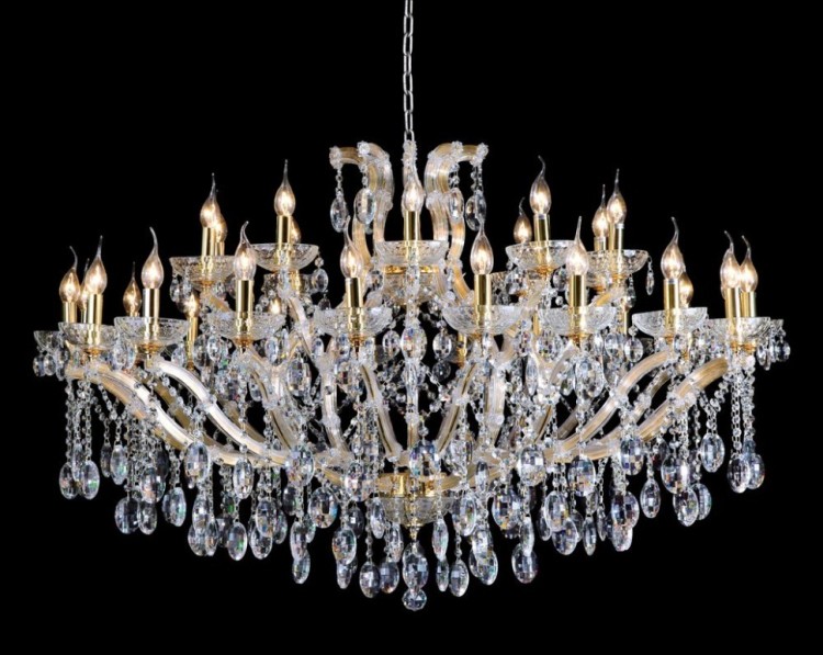 Подвесная люстра Crystal Lux HOLLYWOOD SP20+10 GOLD HOLLYWOOD