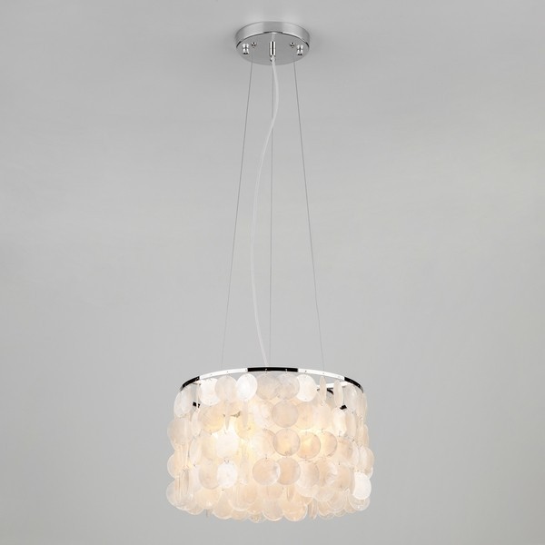 Подвесная люстра 60005-3535 60005/3 хром / перламутр Eurosvet