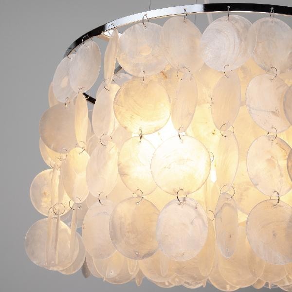 Подвесная люстра 60005-3535 60005/3 хром / перламутр Eurosvet