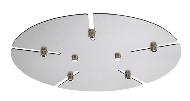 Потолочная база Crystal Lux Потолочная база D350-5 NICKEL