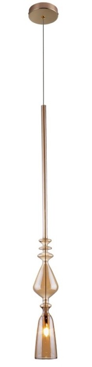 Подвес Crystal Lux LUX NEW SP1 B AMBER LUX NEW