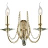 Бра Crystal Lux VICTORIA AP2 GOLD/AMBER VICTORIA ( Абажуры отдельно)