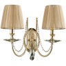Бра Crystal Lux VICTORIA AP2 GOLD/AMBER VICTORIA ( Абажуры отдельно)