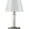 Настольная лампа Crystal Lux NICOLAS LG1 NICKEL/WHITE NICOLAS
