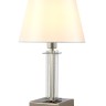Настольная лампа Crystal Lux NICOLAS LG1 NICKEL/WHITE NICOLAS