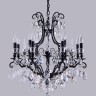 Подвесная люстра Crystal Lux MAGNIFICO SP13 BLACK/TRANSPARENT MAGNIFICO