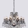 Подвесная люстра Crystal Lux MAGNIFICO SP19 BLACK/TRANSPARENT MAGNIFICO