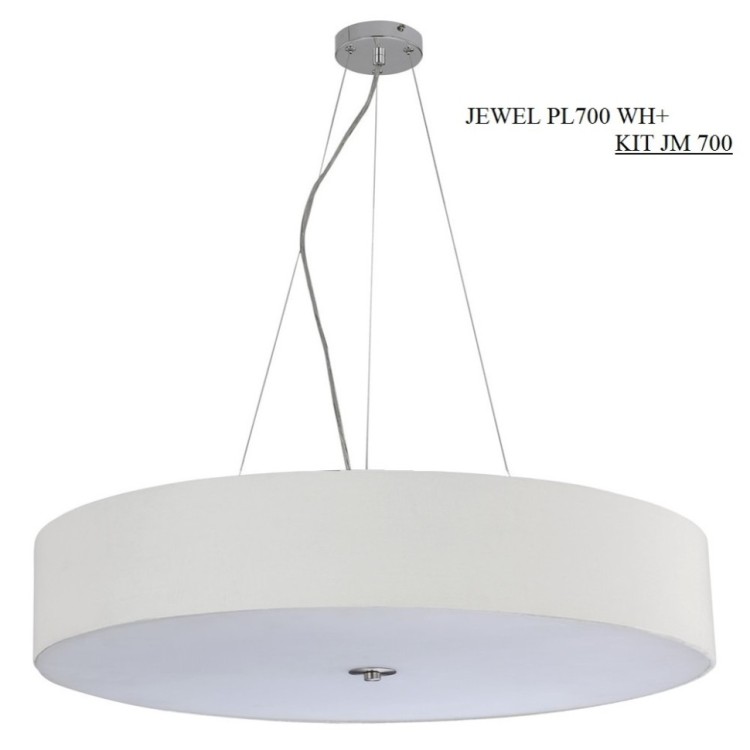 Потолочная люстра Crystal Lux JEWEL PL700 WH JEWEL