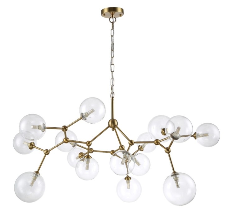 Подвесная люстра Crystal Lux MAXIMO SP15 BRONZE MAXIMO