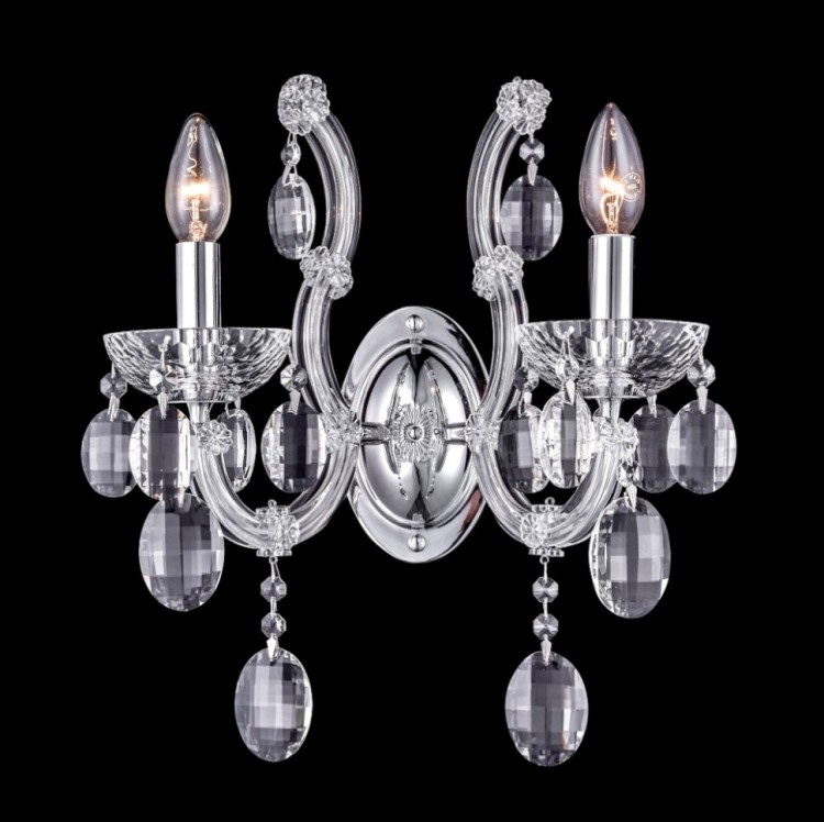 Бра Crystal Lux HOLLYWOOD AP2 CHROME HOLLYWOOD