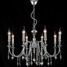 Подвесная люстра Crystal Lux MERCEDES SP8 CHROME/SMOKE MERCEDES