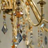 Подвесная люстра Crystal Lux MERCEDES SP8 GOLD/COLOR MERCEDES