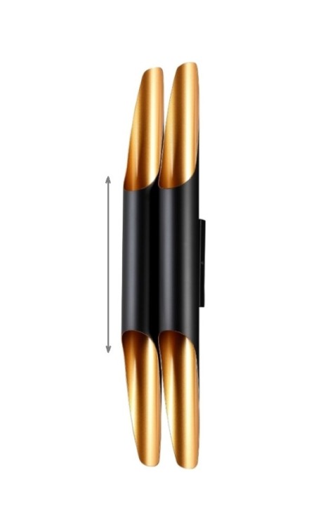 Бра Crystal Lux CLT 332W4-V2 BL-GO CLT 332-V2