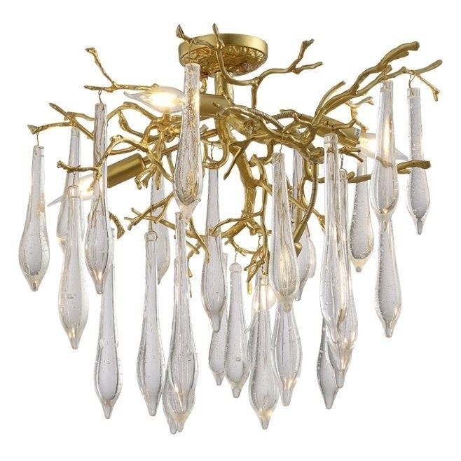 Люстра Crystal Lux REINA PL5 D600 GOLD PEARL