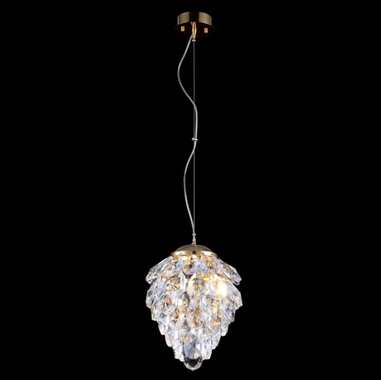 Подвес Crystal Lux CHARME SP2 GOLD/TRANSPARENT CHARME