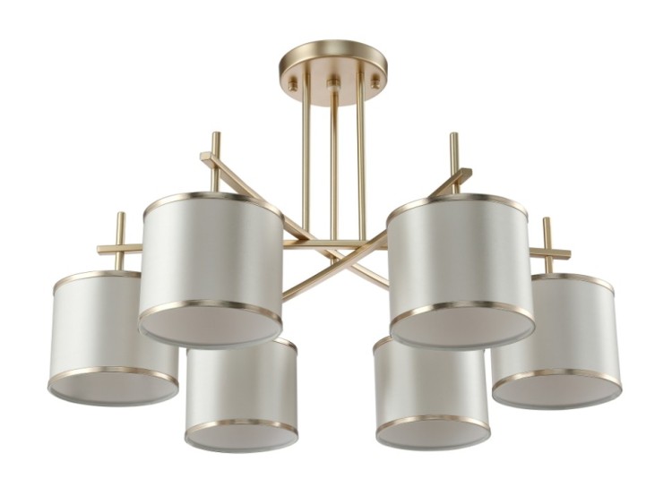 Потолочная люстра Crystal Lux SERGIO PL6 GOLD SERGIO