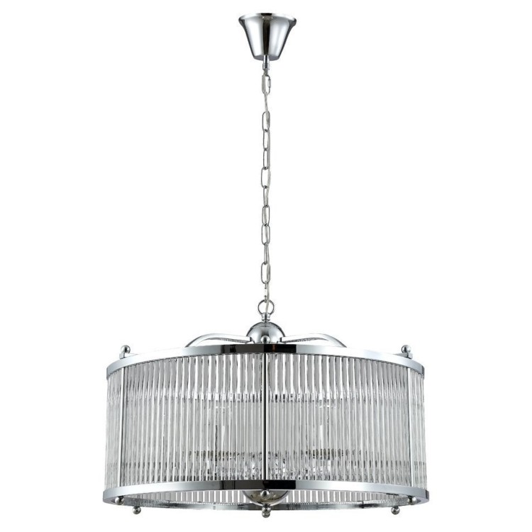 Люстра Crystal Lux TADEO SP6 D600 CHROME/TRANSPARENTE