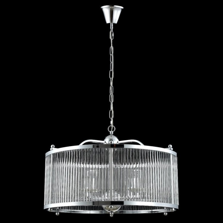 Люстра Crystal Lux TADEO SP6 D600 CHROME/TRANSPARENTE