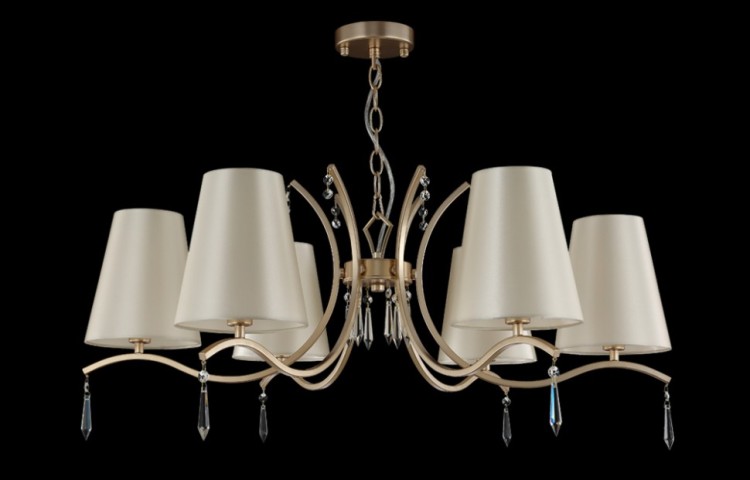 Подвесная люстра Crystal Lux RENATA SP6 GOLD RENATA