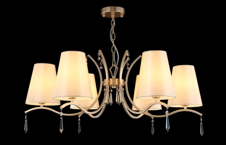 Подвесная люстра Crystal Lux RENATA SP6 GOLD RENATA