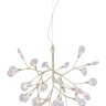 Подвесная люстра Crystal Lux EVITA SP36 GOLD/TRANSPARENT EVITA