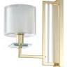 Бра Crystal Lux NICOLAS AP1 GOLD/WHITE NICOLAS