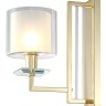 Бра Crystal Lux NICOLAS AP1 GOLD/WHITE NICOLAS