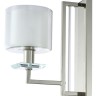 Бра Crystal Lux NICOLAS AP1 NICKEL/WHITE NICOLAS