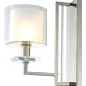 Бра Crystal Lux NICOLAS AP1 NICKEL/WHITE NICOLAS