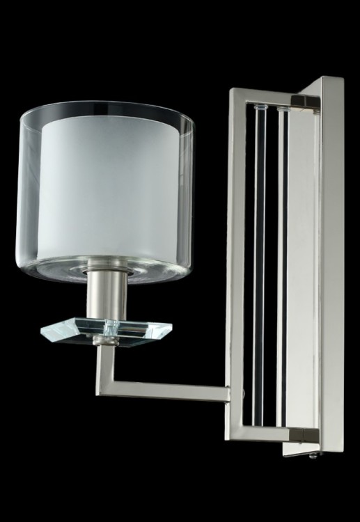 Бра Crystal Lux NICOLAS AP1 NICKEL/WHITE NICOLAS
