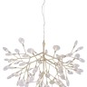 Подвесная люстра Crystal Lux EVITA SP63 GOLD/TRANSPARENT EVITA