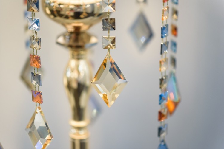 Торшер Crystal Lux MERCEDES PT1 GOLD/COLOR MERCEDES