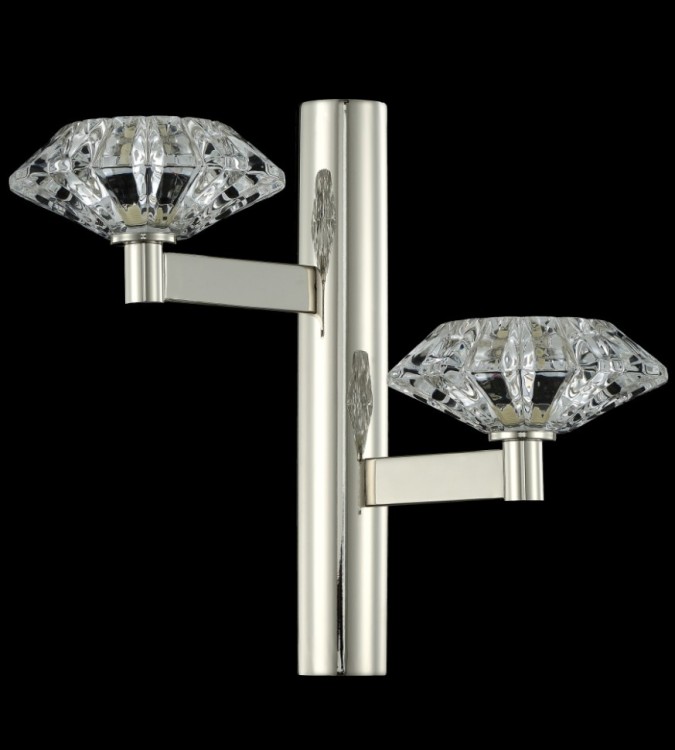 Бра Crystal Lux REBECA AP2 NICKEL REBECA