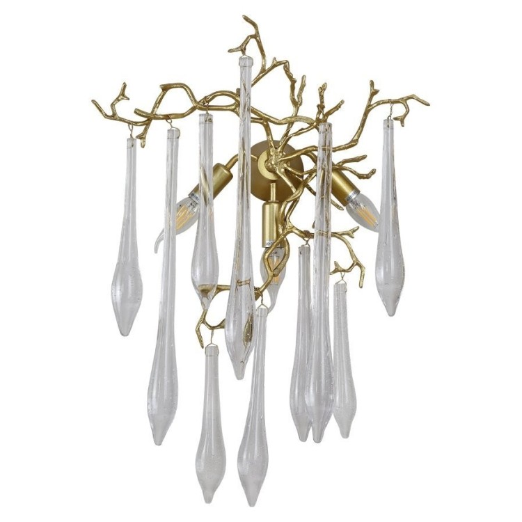 Бра Crystal Lux REINA AP3 GOLD PEARL