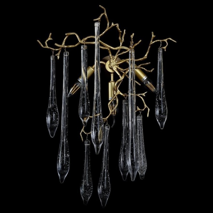 Бра Crystal Lux REINA AP3 GOLD PEARL