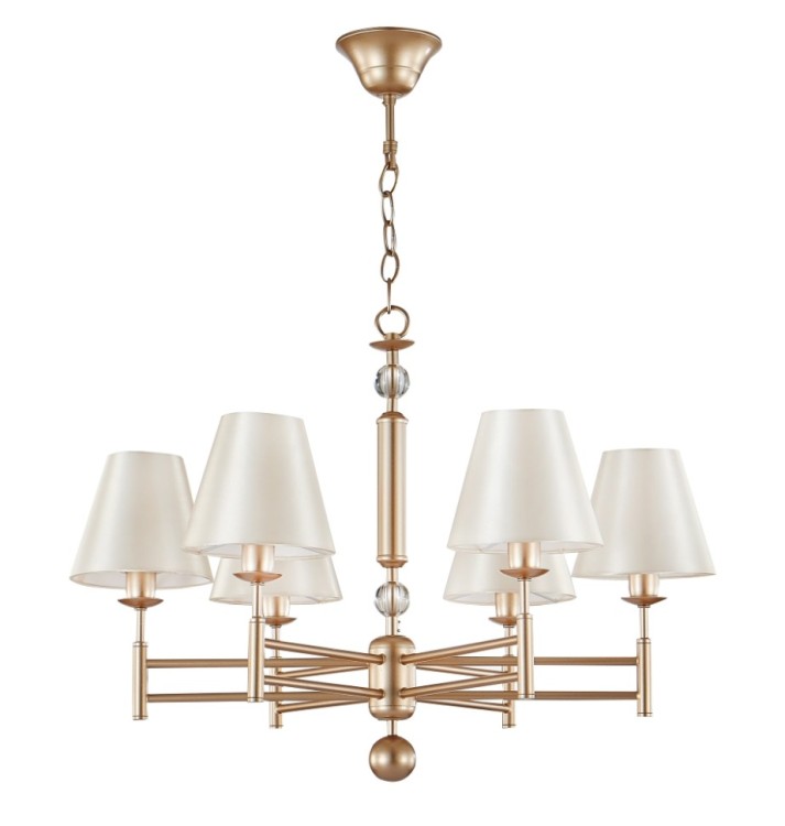 Подвесная люстра Crystal Lux FLAVIO SP6 GOLD FLAVIO