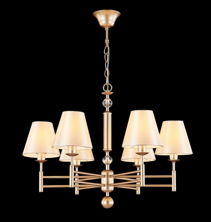 Подвесная люстра Crystal Lux FLAVIO SP6 GOLD FLAVIO