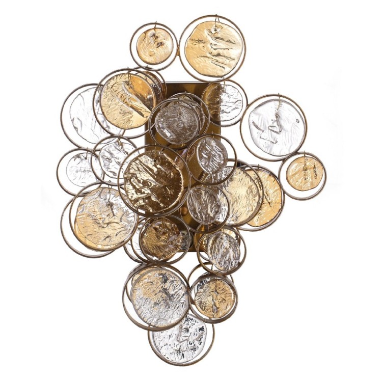 Бра Crystal Lux DESEO AP2 GOLD DESEO