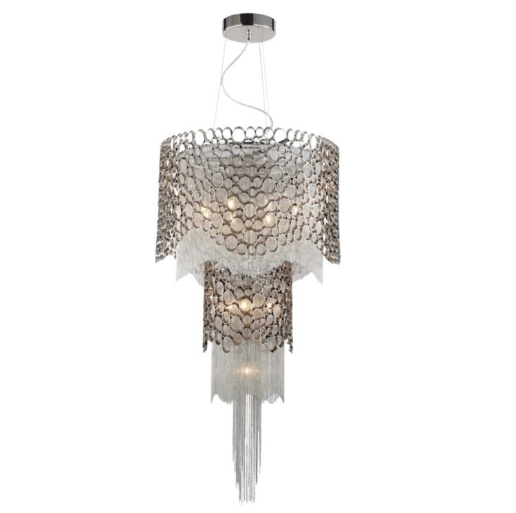 Подвесная люстра Crystal Lux HAUBERK SP-PL8+4 HAUBERK
