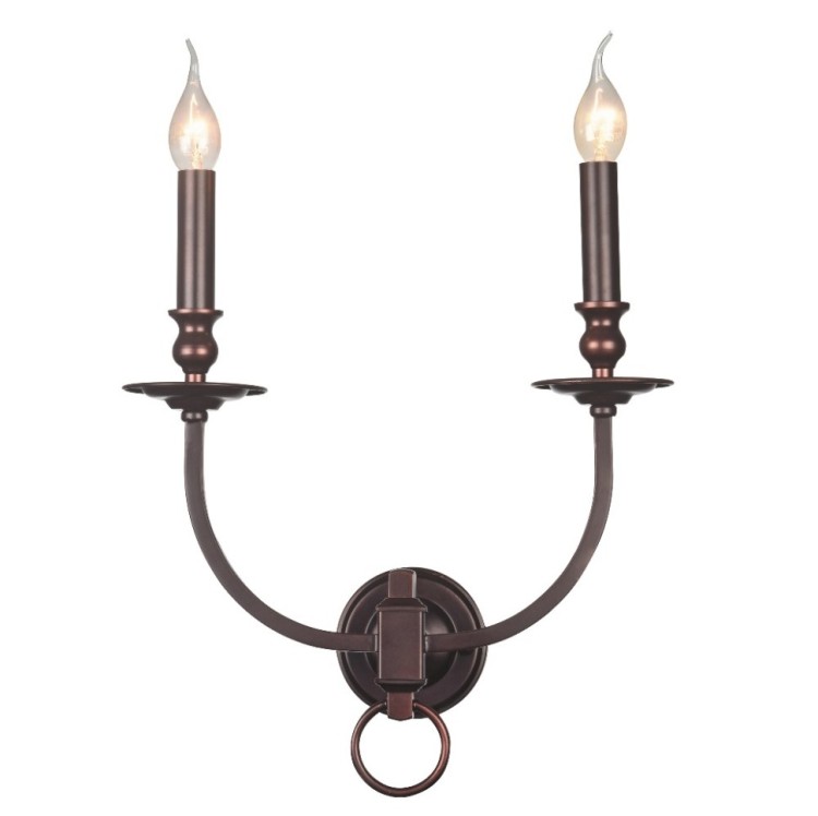 Бра Crystal Lux SUERTE BROWN AP2 SUERTE