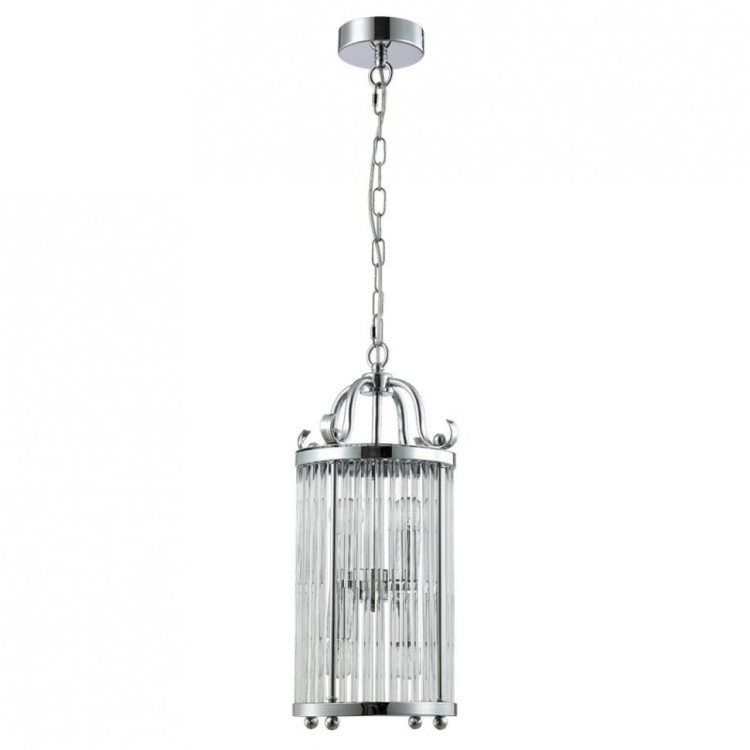 Светильник подвесной Crystal Lux TADEO SP4 D200 CHROME/TRANSPARENTE