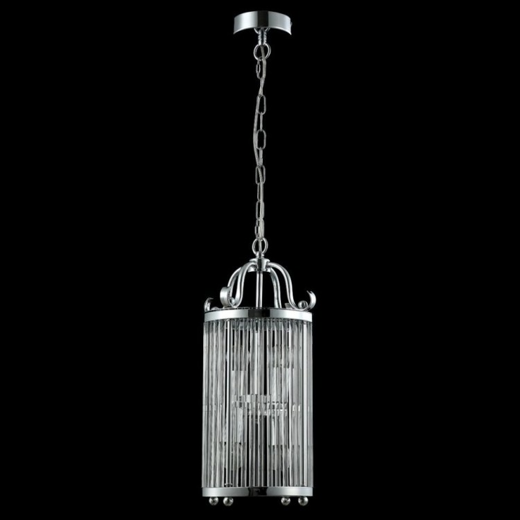 Светильник подвесной Crystal Lux TADEO SP4 D200 CHROME/TRANSPARENTE