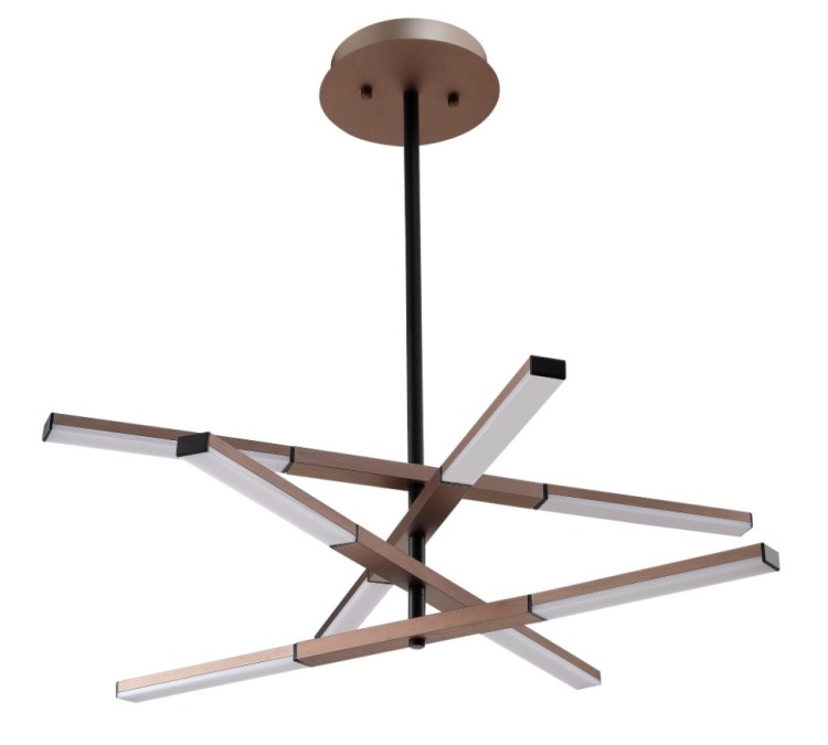 Подвесная люстра Crystal Lux HI-WAY SP8 COFFEE HI-WAY