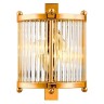 Бра Crystal Lux TADEO AP2 GOLD/TRANSPARENTE