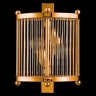 Бра Crystal Lux TADEO AP2 GOLD/TRANSPARENTE