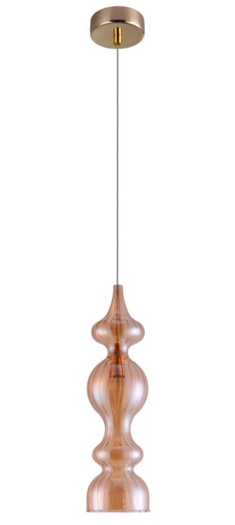 Подвес Crystal Lux IRIS SP1 A AMBER IRIS