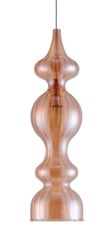 Подвес Crystal Lux IRIS SP1 A AMBER IRIS