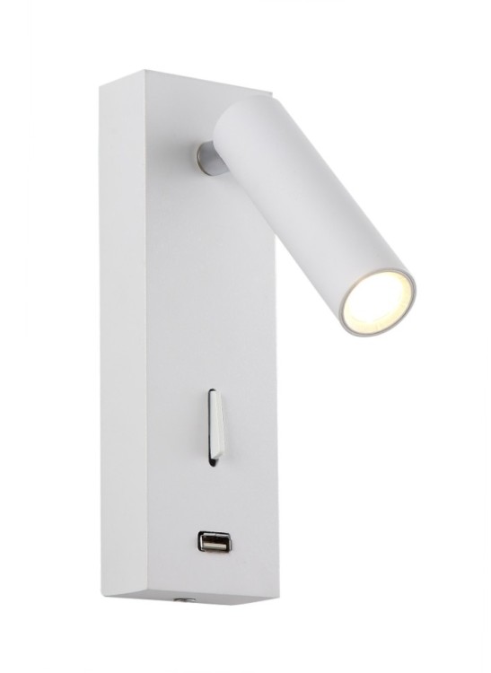 Бра Crystal Lux CLT 210W USB WH CLT 210