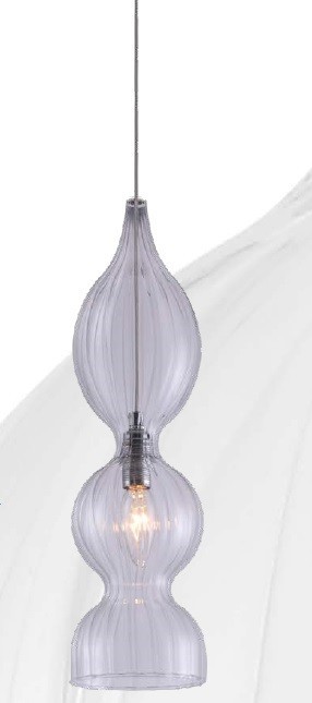 Подвес Crystal Lux IRIS SP1 B SMOKE IRIS