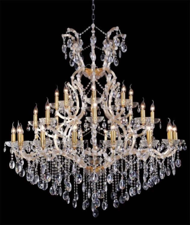 Подвесная люстра Crystal Lux HOLLYWOOD SP16+8+8 GOLD HOLLYWOOD